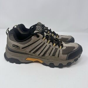 Fila Men's Size 9.5 Beige Day Hiker Shoes Style #1SH40282-206 Leather Upper‎